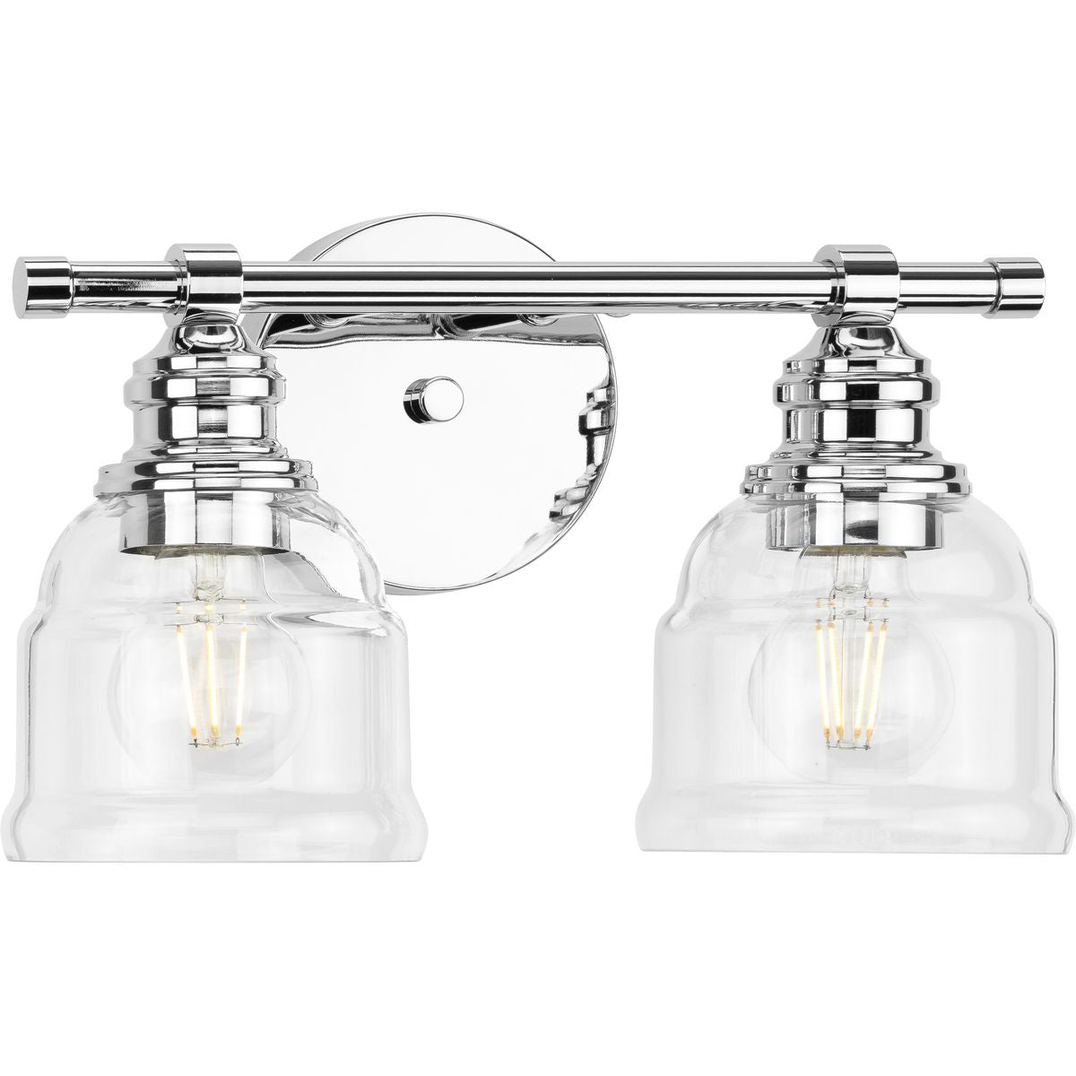 Progress Lighting P300374-015 Ambrose 2 Light Polished Chrome Bath Vanity Wall Light - Product View