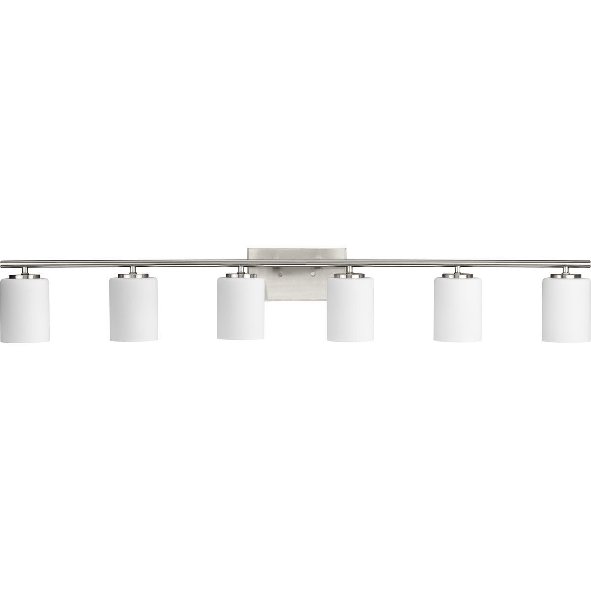 Progress Lighting Replay 6 light brushed nickel bath vanity wall light
