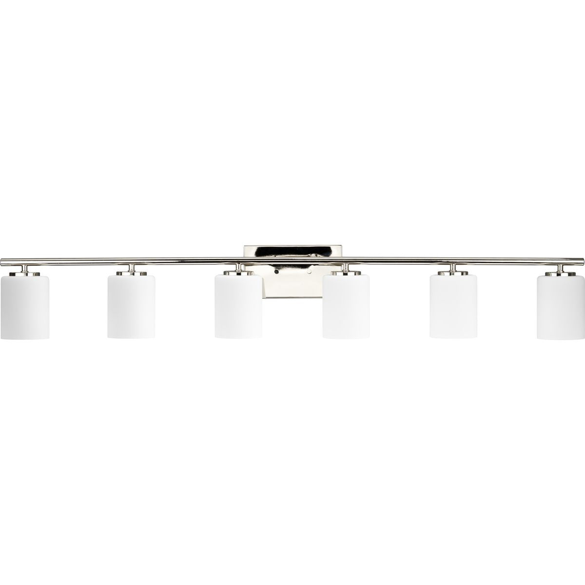 Progress Lighting Replay 6 light polished nickel bath vanity wall light