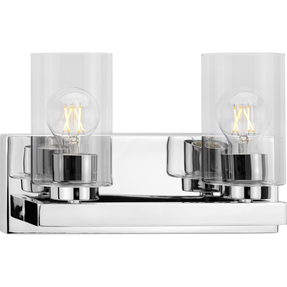 Progress Lighting Goodwin 2 light polished chrome bath vanity wall light