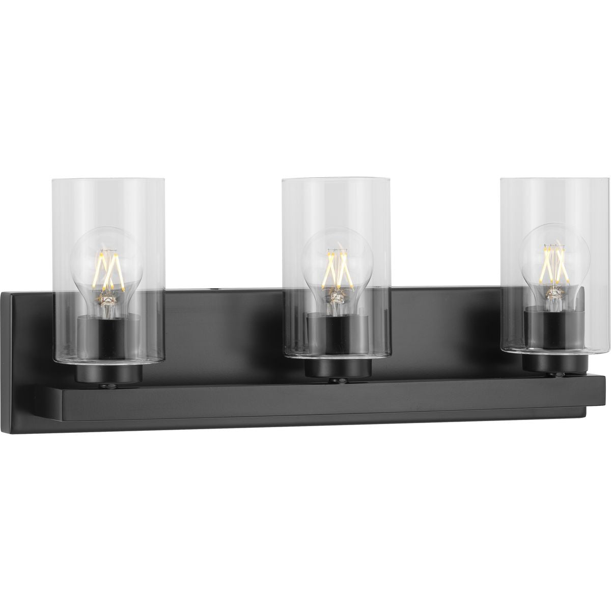 Progress Lighting P300388-31M Goodwin 3 Light Matte Black Bath Vanity Wall Light