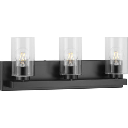 Progress Lighting P300388-31M Goodwin 3 Light Matte Black Bath Vanity Wall Light