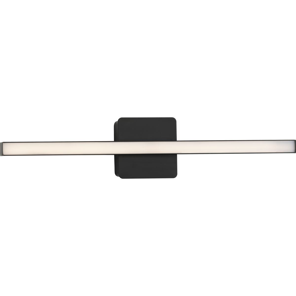 Progress Lighting P300404-31M-CS Phase 4 LED matte black linear vanity light product image