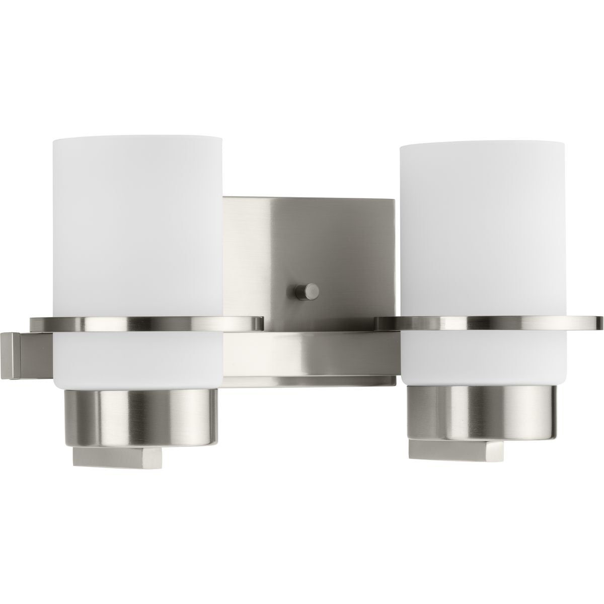 Progress Lighting P300414-009 Reiss 2 Light Brushed Nickel Bath Vanity Wall Light