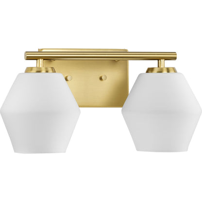 Progress Lighting P300431-191 Copeland 2 Light Brushed Gold Bath Vanity Wall Light