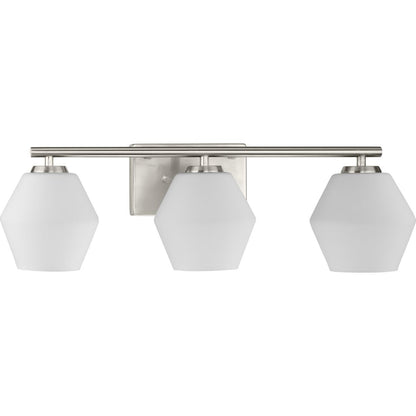 Progress Lighting P300432-009 Copeland 3 light brushed nickel bath vanity wall light
