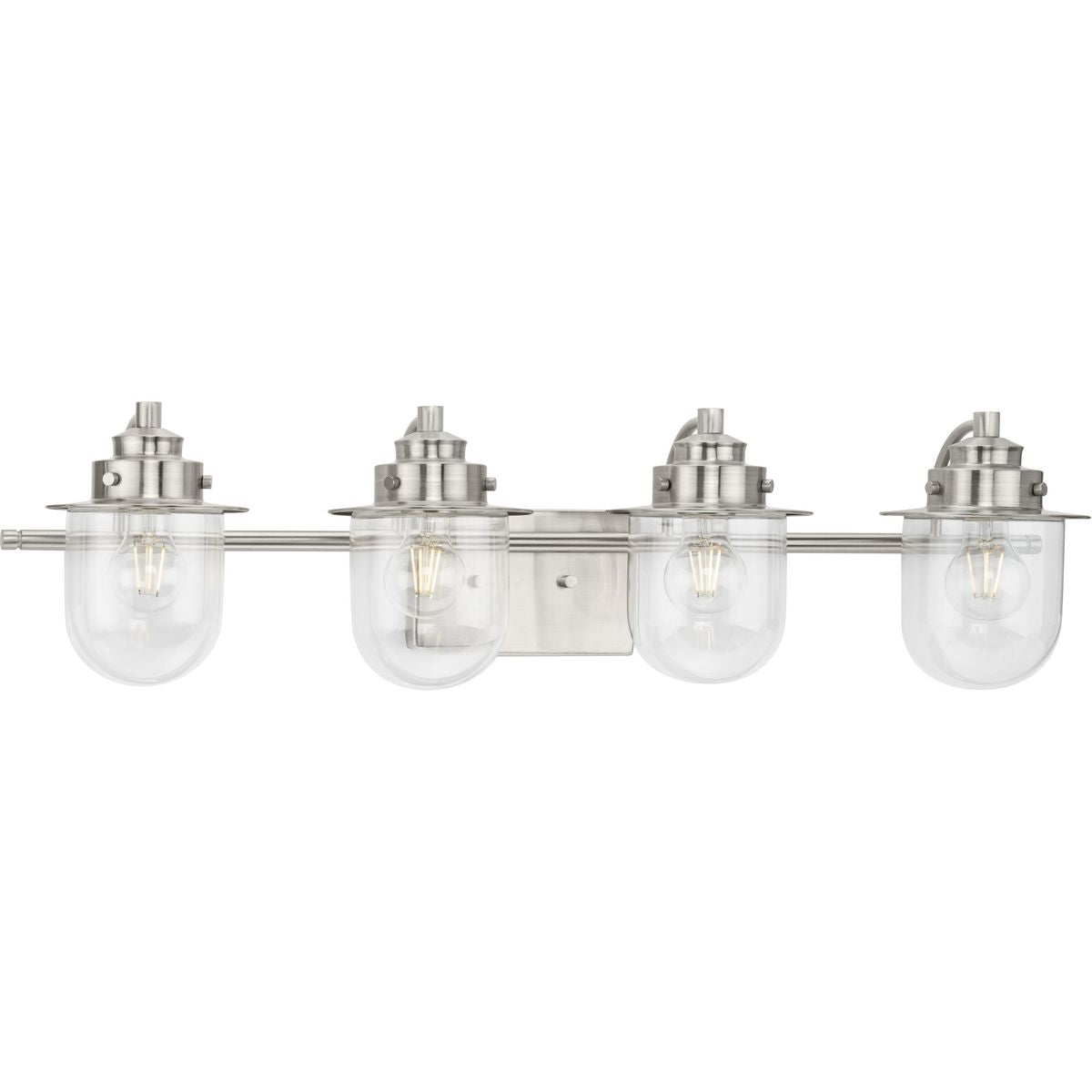 Progress Lighting P300437-009 Northlake 4 light brushed nickel bath vanity wall light