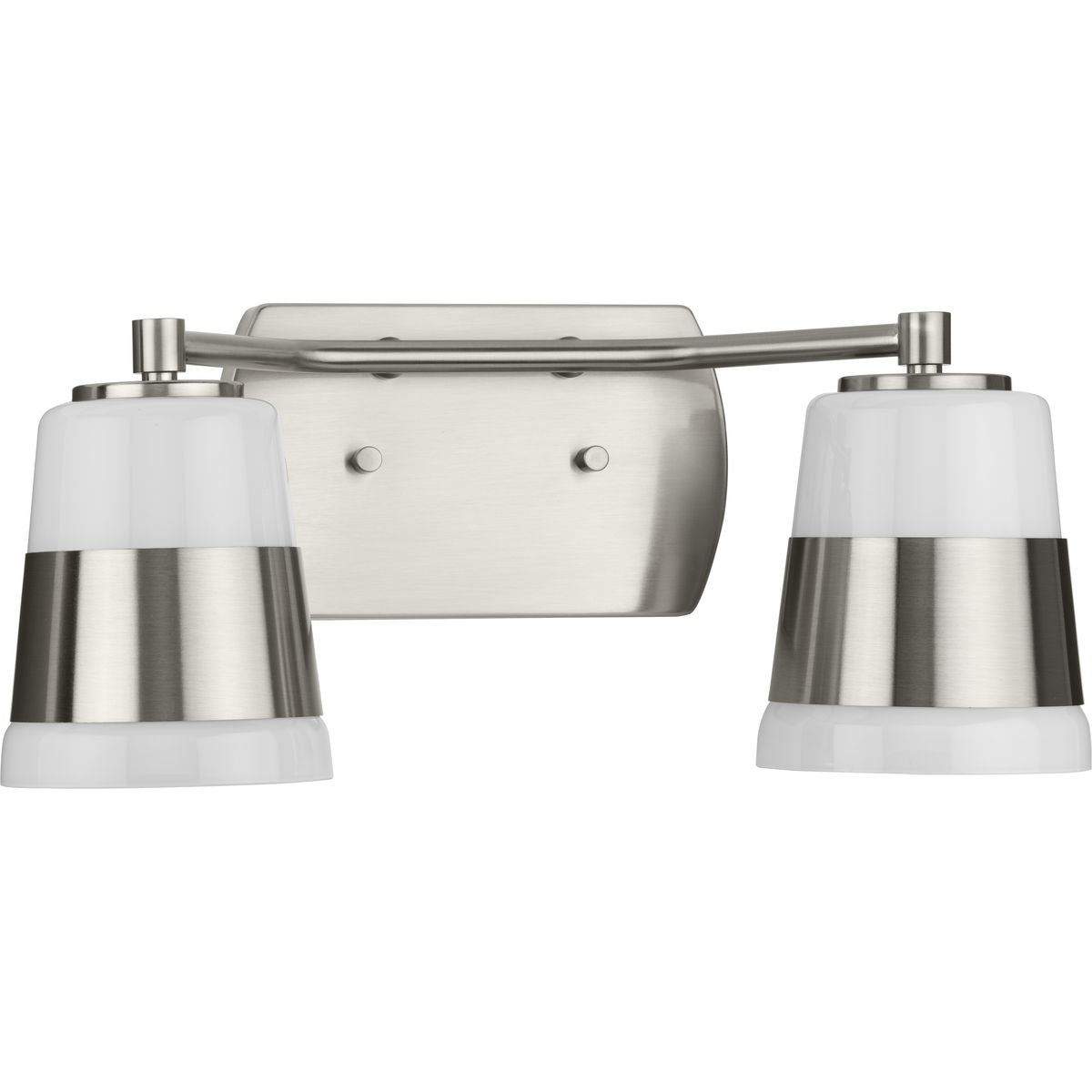 Progress Lighting P300443-009 Haven 2 light brushed nickel bath vanity wall light