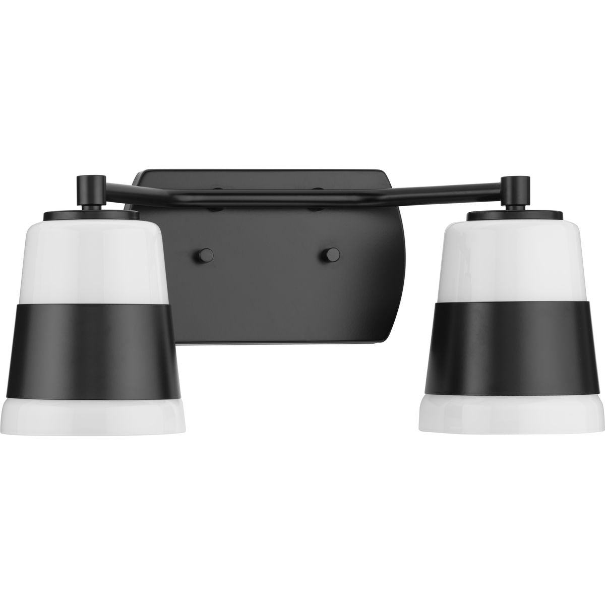 Progress Lighting Haven 2 light matte black bath vanity wall light product image