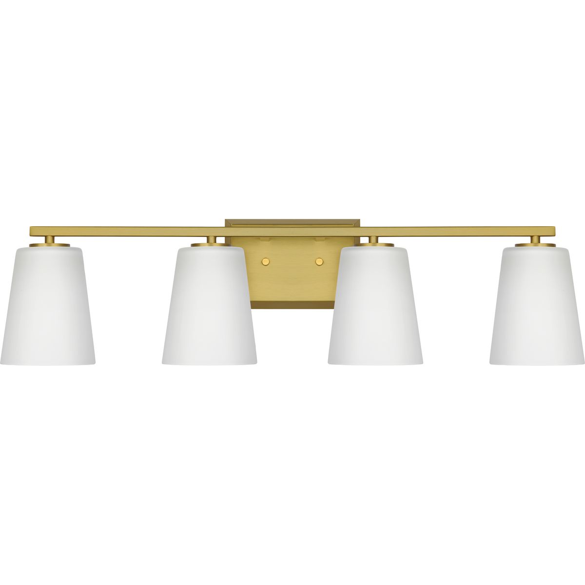 Progress Lighting P300464-191 Vertex 4 light brushed gold bath vanity wall light
