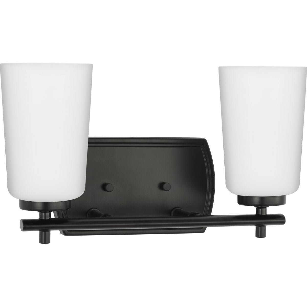 Progress Lighting P300466-31M Adley 2 light matte black bath vanity wall light