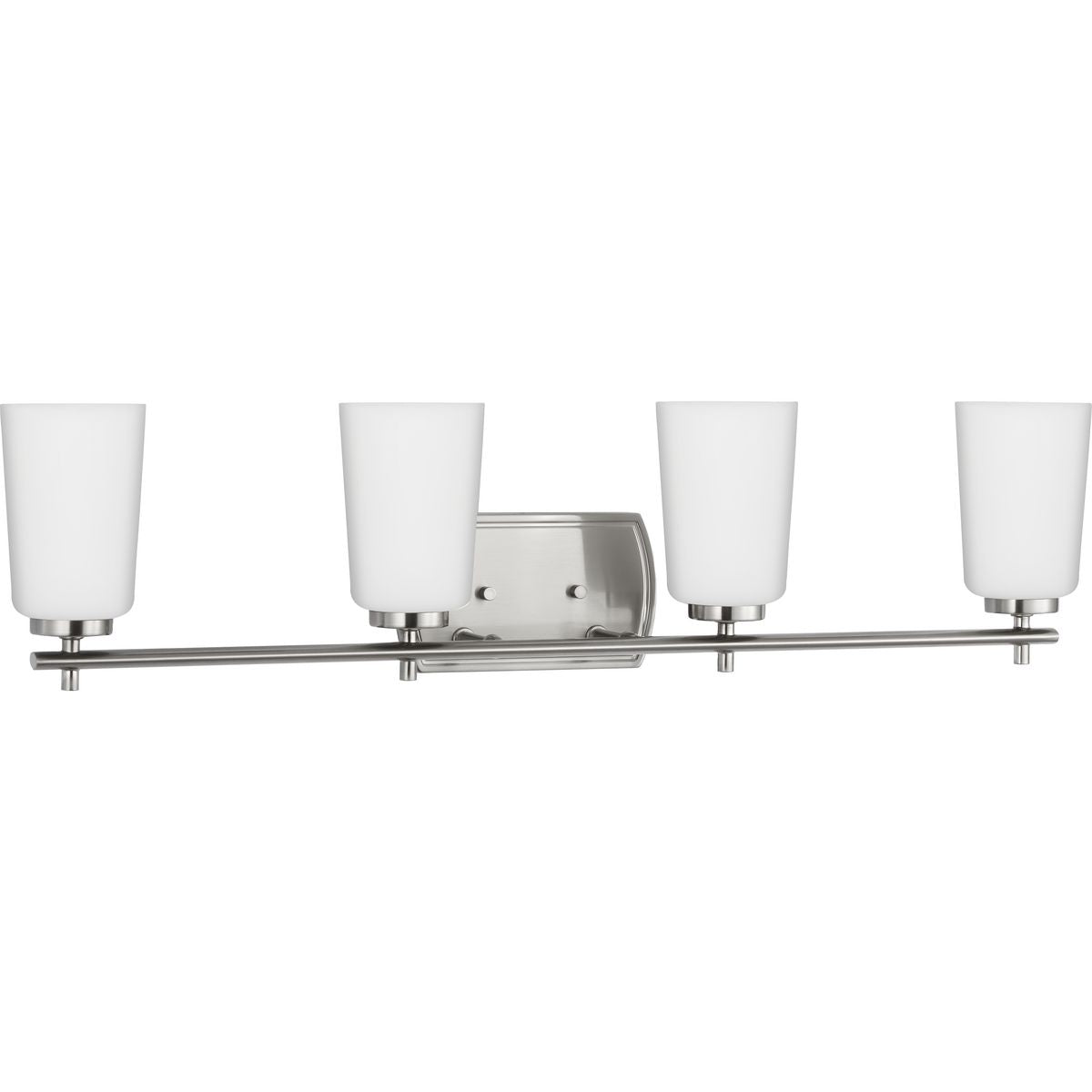 Progress Lighting P300468-009 Adley 4 light brushed nickel bath vanity wall light