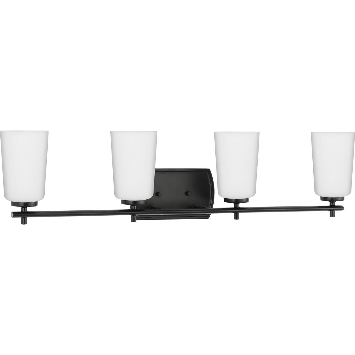 Progress Lighting P300468-31M Adley 4 light matte black bath vanity wall light