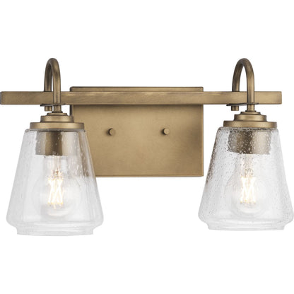 Progress Lighting P300473-196 Martenne 2 light aged bronze bath vanity wall light