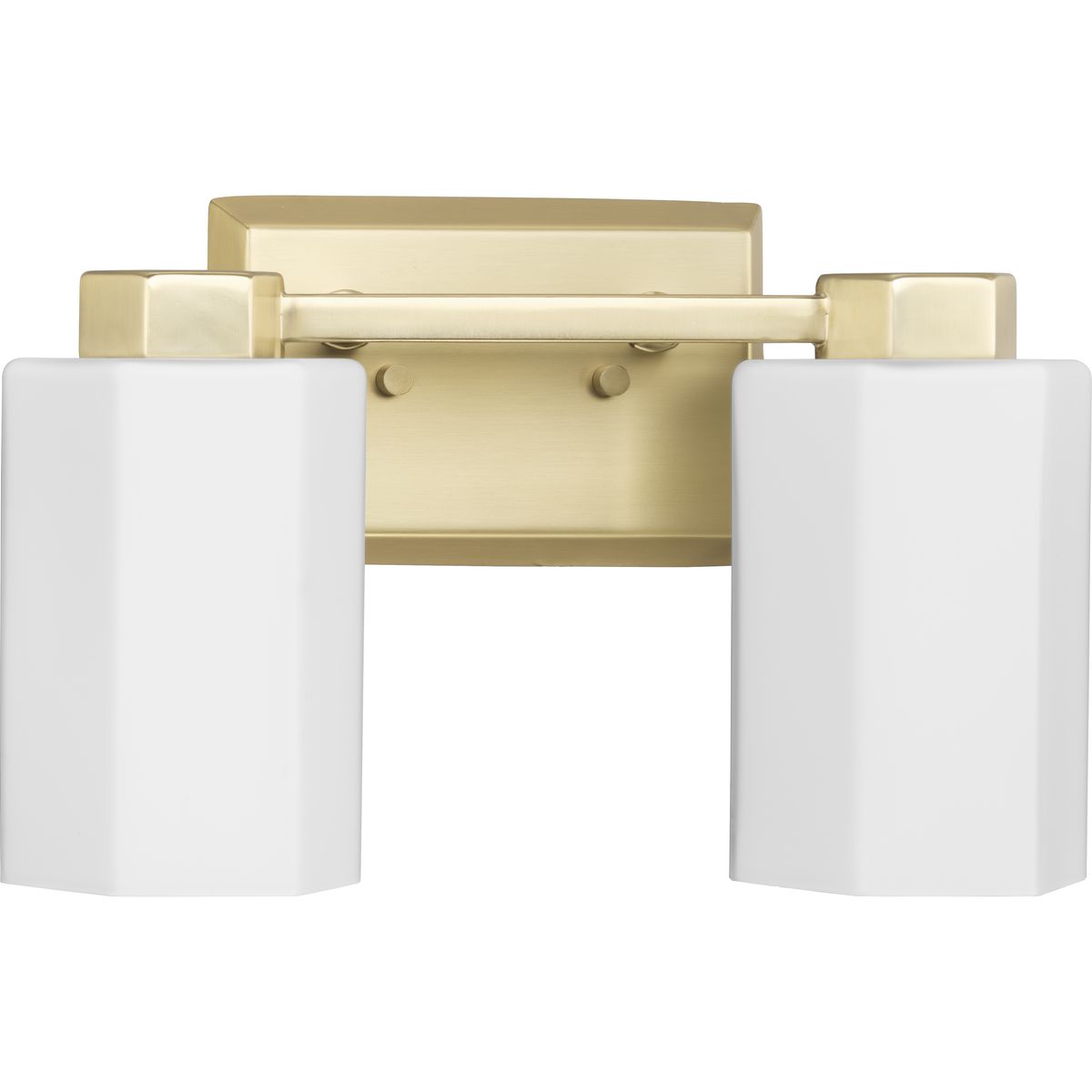 Progress Lighting P300477-191 Estrada 2 Light Brushed Gold Bath Vanity Wall Light - Product Image