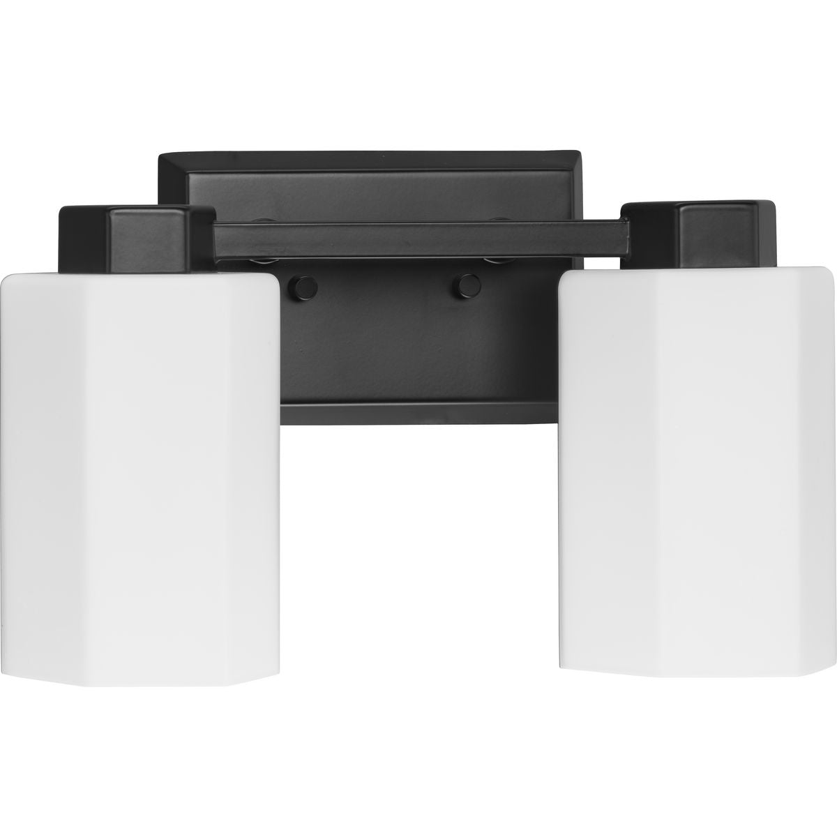 Progress Lighting P300477-31M Estrada 2 Light Matte Black Bath Vanity Wall Light - Product Image