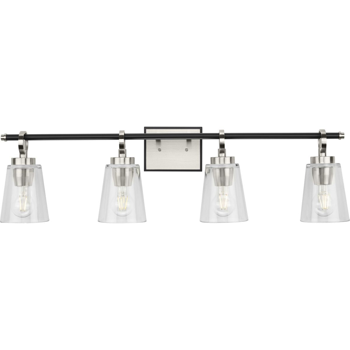 Progress Lighting P300483-009 Cassell 4 light brushed nickel bath vanity wall light