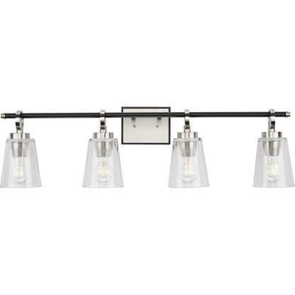 Progress Lighting P300483-009 Cassell 4 light brushed nickel bath vanity wall light