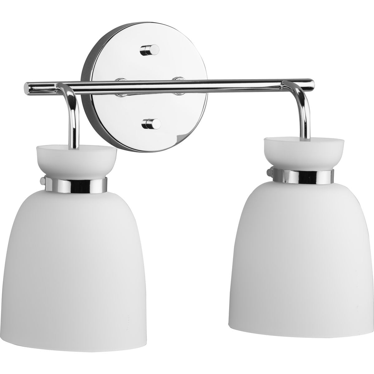 Progress Lighting P300485-015 Lexie 2 Light Polished Chrome Bath Vanity Wall Light
