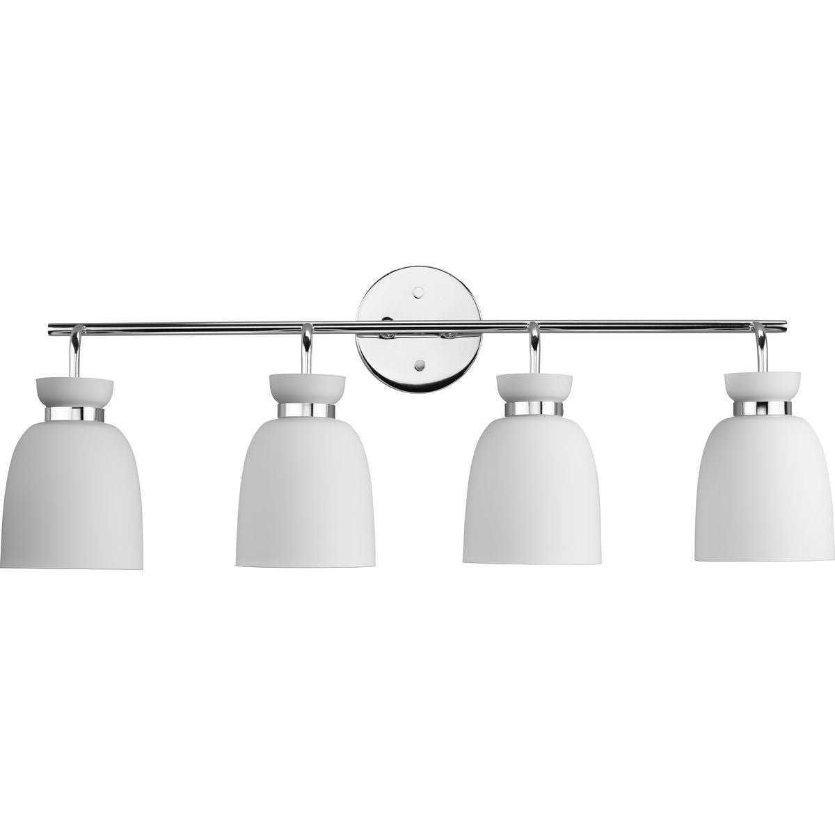 Progress Lighting Lexie four light bath vanity wall light in polished chrome