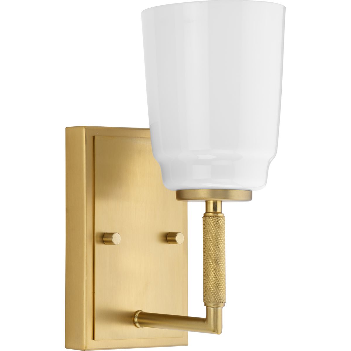 Progress Lighting Spenser 1 light bath vanity wall light in brushed gold