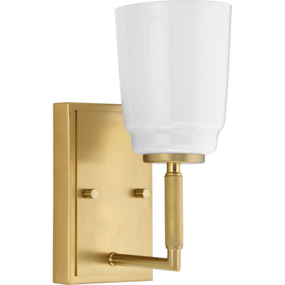 Progress Lighting Spenser 1 light bath vanity wall light in brushed gold