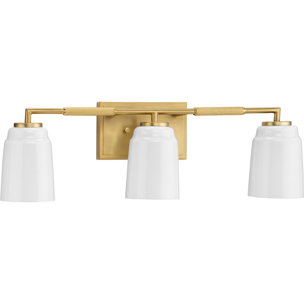 Progress Lighting P300505-191 Spenser 3 Light Brushed Gold Bath Vanity Wall Light - Product Image
