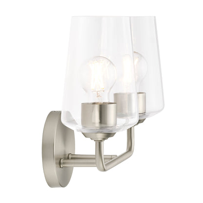 Progress Lighting P300540-009 Celino 2 Light Brushed Nickel Bath Vanity Wall Light - View 6
