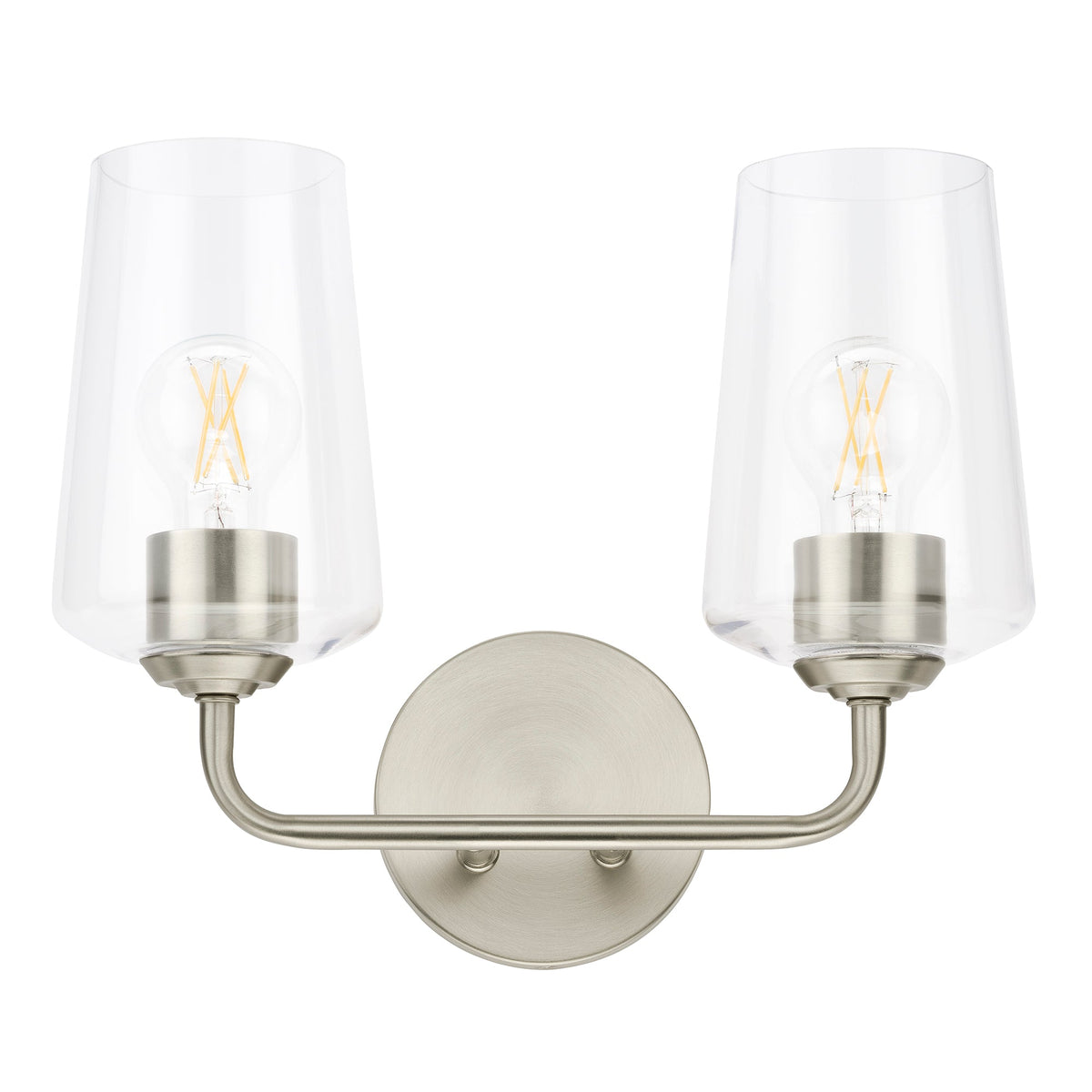Progress Lighting P300540-009 Celino 2 Light Brushed Nickel Bath Vanity Wall Light - View 8