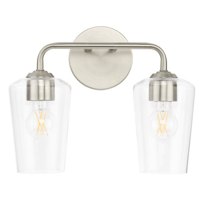 Progress Lighting P300540-009 Celino 2 Light Brushed Nickel Bath Vanity Wall Light - View 7
