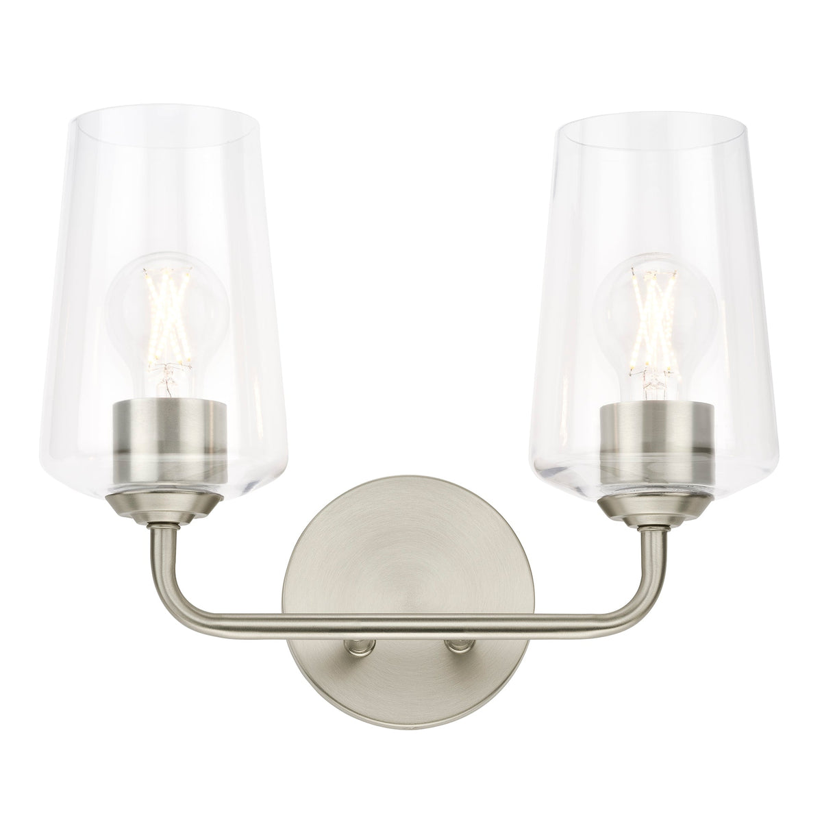 Progress Lighting P300540-009 Celino 2 Light Brushed Nickel Bath Vanity Wall Light - View 10