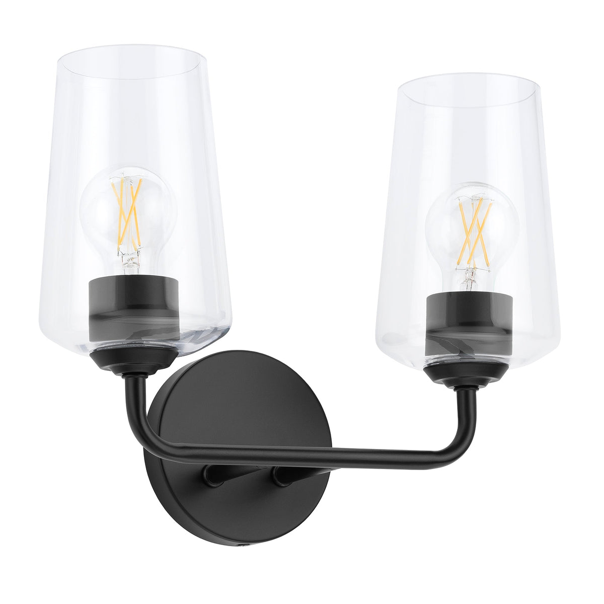Progress Lighting P300540-031 Celino 2 light black bath vanity wall light