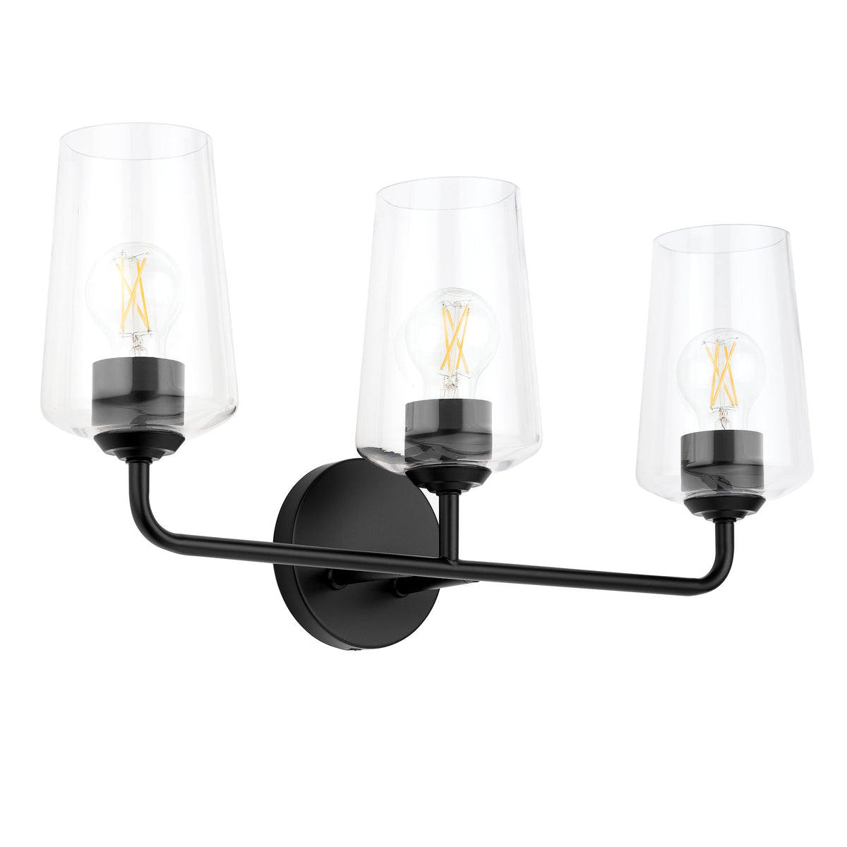 Progress Lighting P300541-031 Celino 3 light black bath vanity wall light