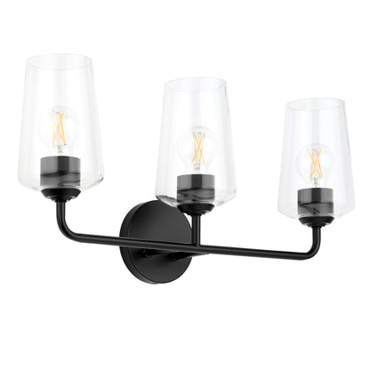 Progress Lighting P300541-031 Celino 3 light black bath vanity wall light