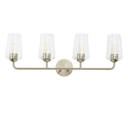 Top detail of Progress Lighting Celino 4 light bath vanity wall light