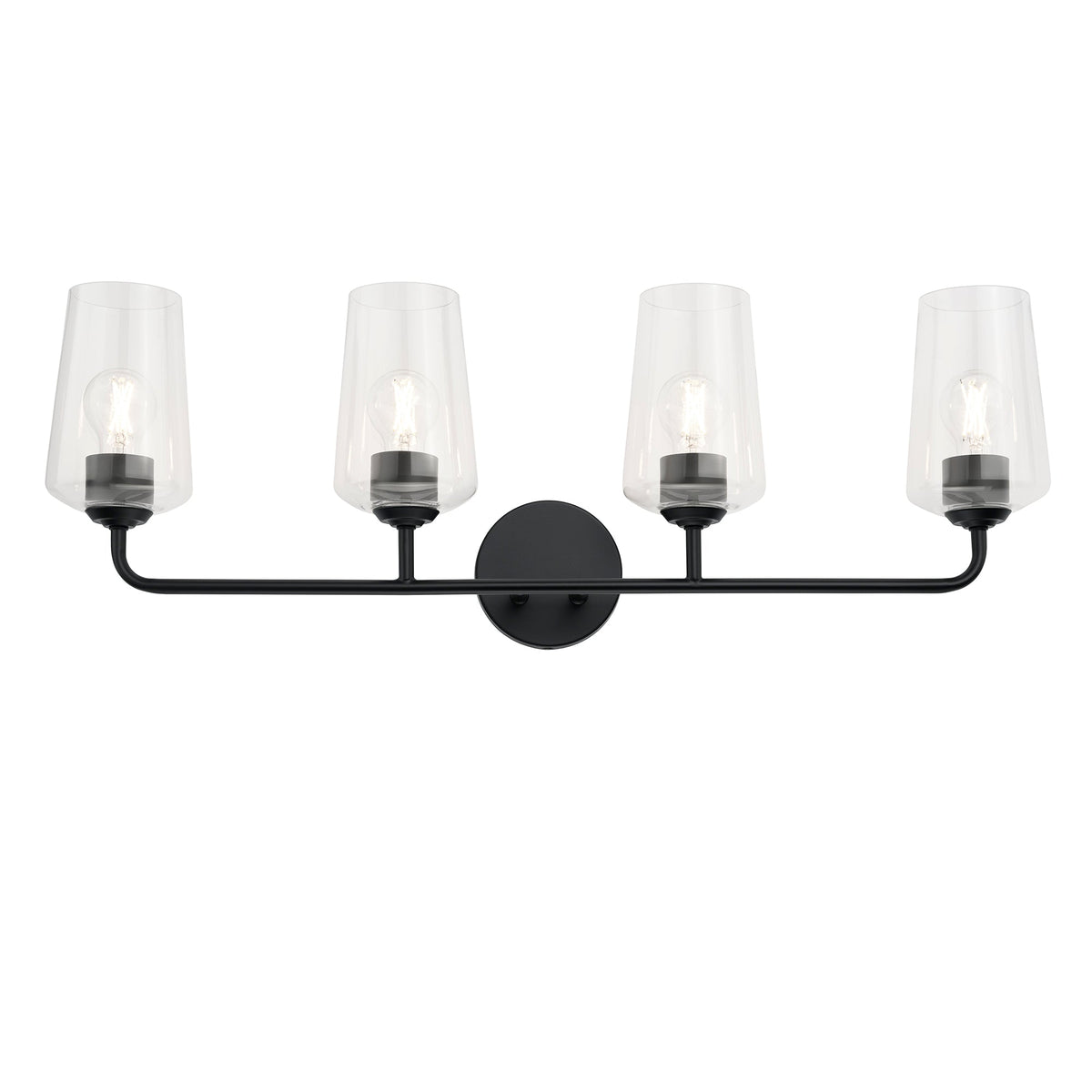 Progress Lighting P300542-031 Celino 4 Light Black Bath Vanity Wall Light - Product Image 6