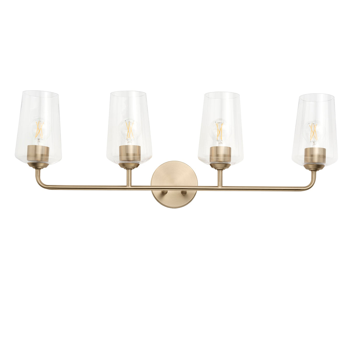 Progress Lighting Celino 4 light glass shade detail