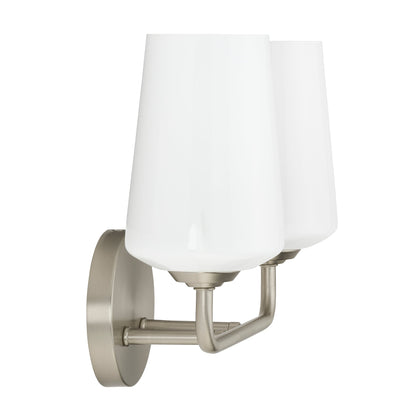 Progress Lighting Celino 2 light bath vanity wall light side view