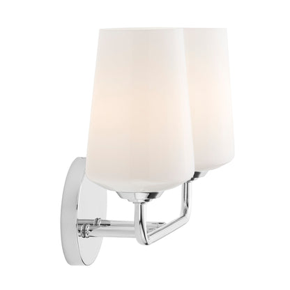 Progress Lighting Celino 2 light bath vanity wall lights in bathroom setting
