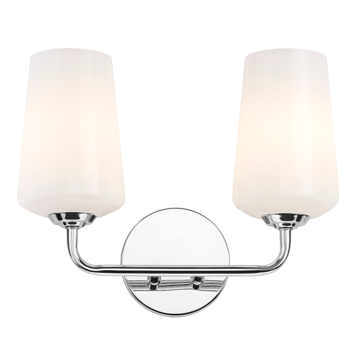 Progress Lighting P300543-015 Celino 2 light polished chrome bath vanity wall light shade detail
