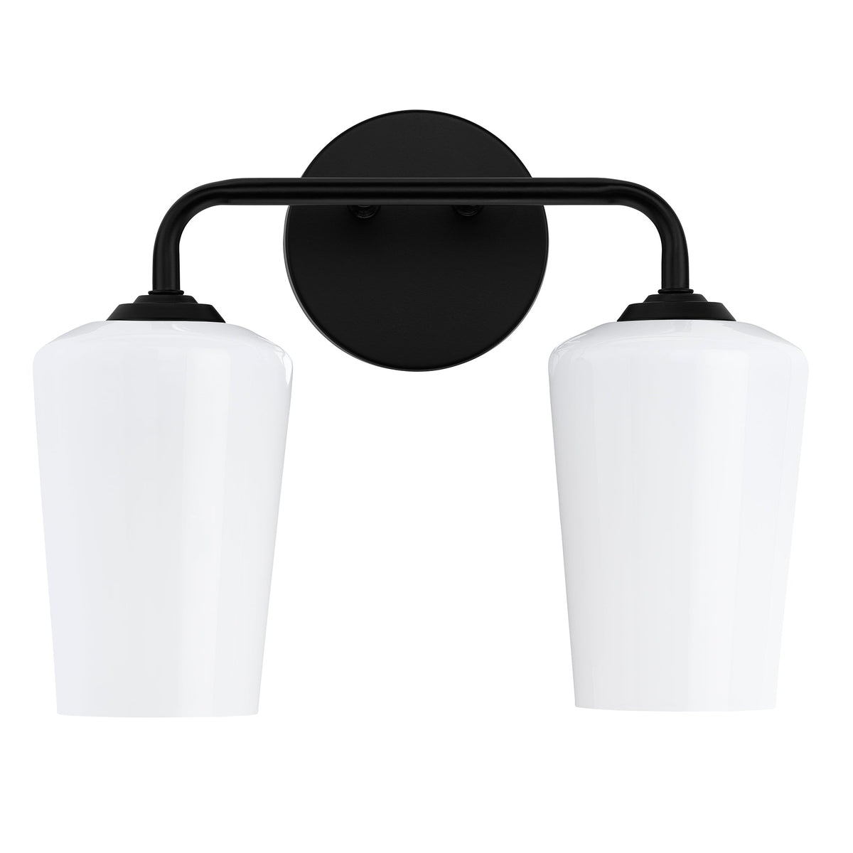 Progress Lighting P300543-031 Celino 2 Light Black Bath Vanity Wall Light shade detail
