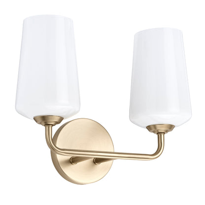 Progress Lighting Celino 2 light bath vanity wall light in Champagne Bronze