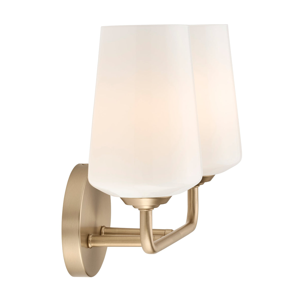 Bathroom scene with Celino 2 light bath vanity wall lights