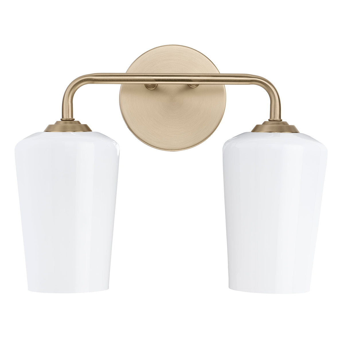Front view of Progress Lighting Celino 2 light bath vanity wall light