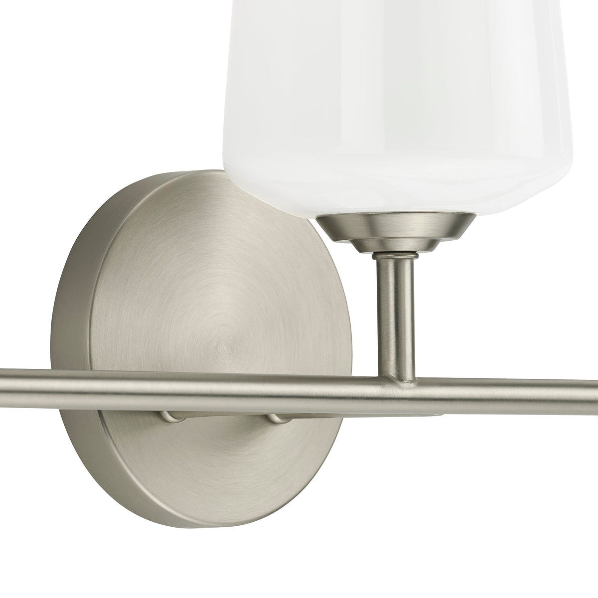 Progress Lighting P300544-009 Celino 3 light bath vanity wall light glass detail