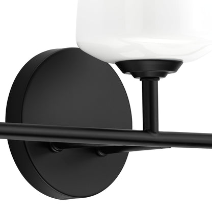 Celino bathroom vanity and wall sconces in bathroom setting