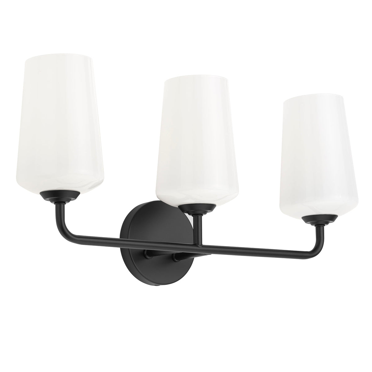 Progress Lighting Celino 3 light black bath vanity wall light