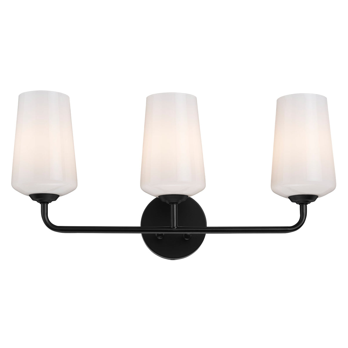 Celino bath vanity wall light glass shade detail