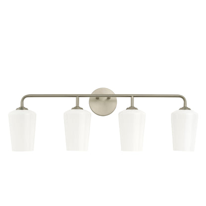 Progress Lighting P300545-009 Celino 4 Light Brushed Nickel Bath Vanity Wall Light - Down View