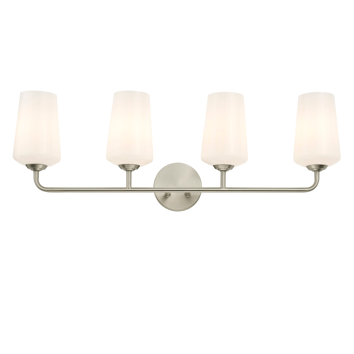 Progress Lighting P300545-009 Celino 4 Light Brushed Nickel Bath Vanity Wall Light